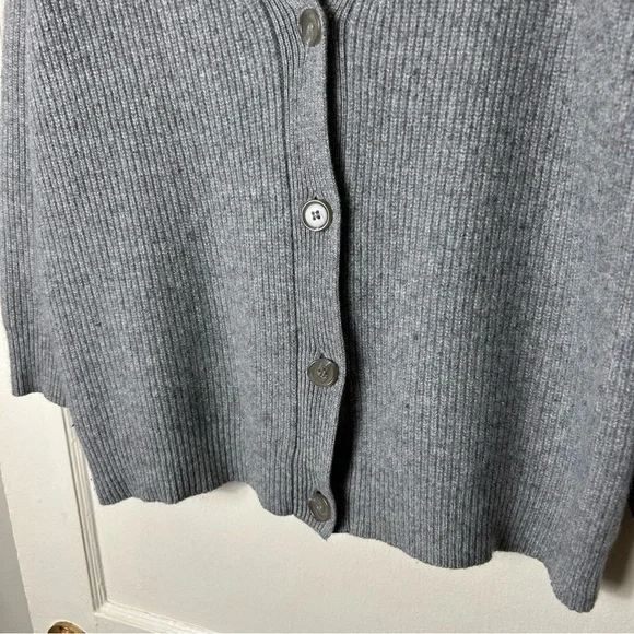 Jenni Kayne gray cocoon 100% cashmere cardigan womens S sweater - Picture 4 of 9